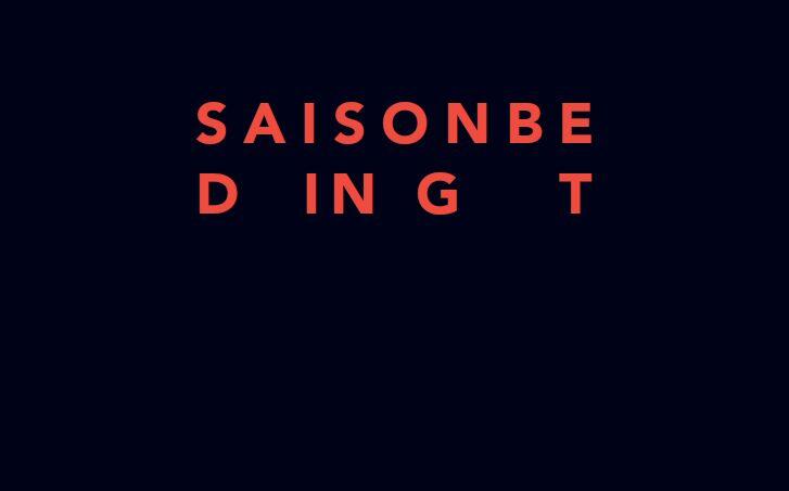 Das Plakat der Ausstellung "Saisonbedingt", die ab 13. September läuft.