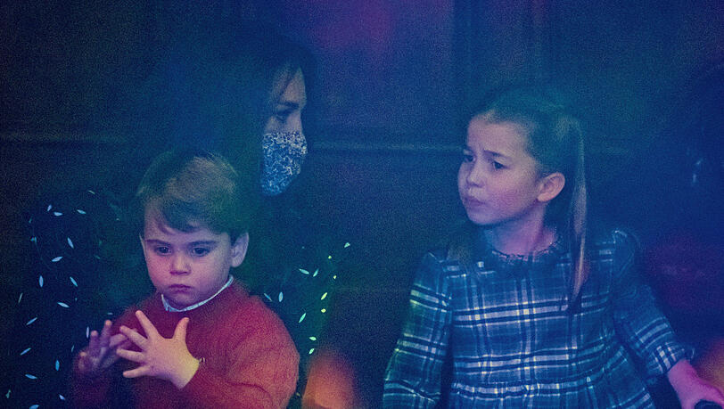 Prinzessin Charlotte und ihr Bruder Prinz George im Dezember 2020. (Archivbild)