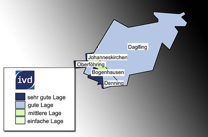 Wohnlage im CheckBogenhausen - Sehr gute Lage Denning - Gute Lage Johanneskirchen - Mittlere Lage Oberföhring - Gute Lage Daglfing - Gute Lage