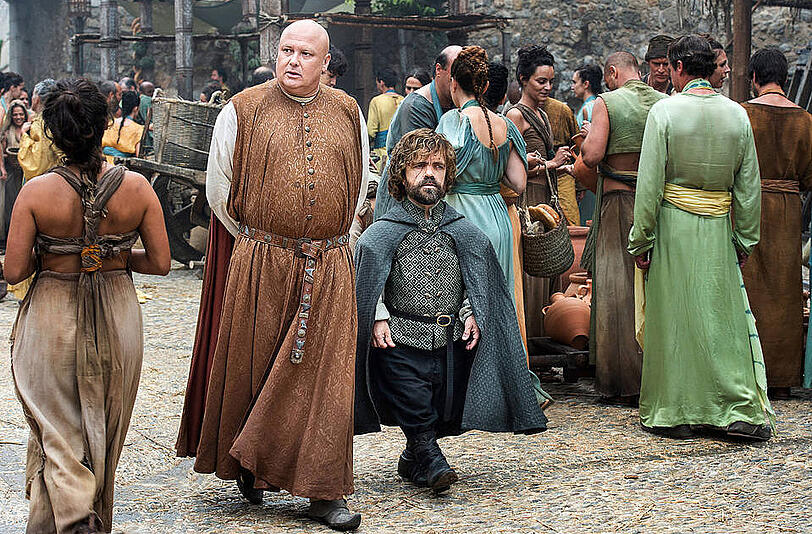 Conleth Hill als Varys und Peter Dinklage als Tyrion Lannister in "Game of Thrones".