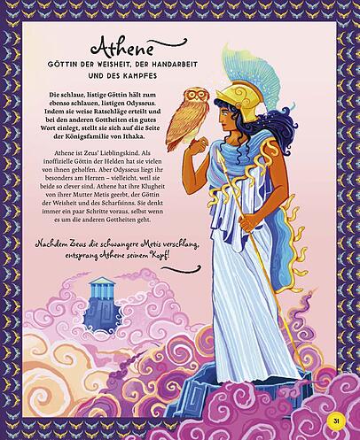 Auf Odysseus' Seite: die G&ouml;lttin Athene.