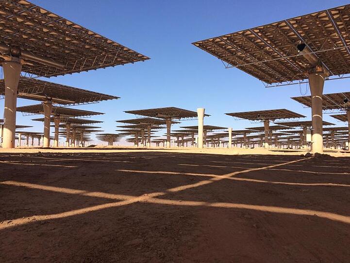 So könnte es gehen Bei Ouarzazate in Marokko entsteht der größte Solarkraft-Komplex der Welt.