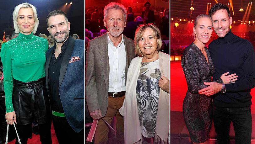 Beim Circus Krone war für die Weihnachts-Premiere "Farbenspiel" viel Prominenz geboten. Beim Circus Krone war für die Weihnachts-Premiere "Farbenspiel" viel Prominenz geboten.