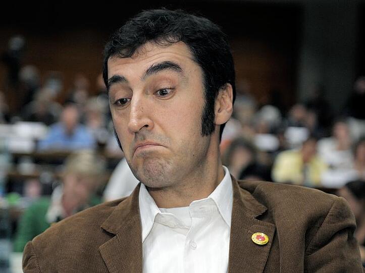 Cem Özdemir zeigte sich auf dem Landesparteitag der baden-württembergischen Grünen in Schwäbisch Gmünd sichtlich enttäuscht.