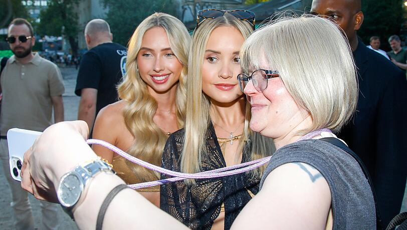 Shania und Davina Geiss werden in Deutschland oft von Fans belagert.