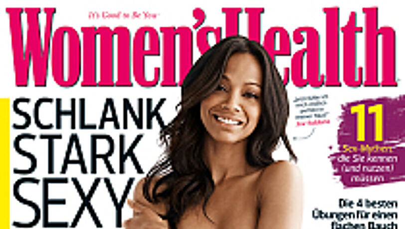 Zoe Saldana auf dem Cover der neuen "Women's Health"-Ausgabe Zoe Saldana auf dem Cover der neuen "Women's Health"-Ausgabe