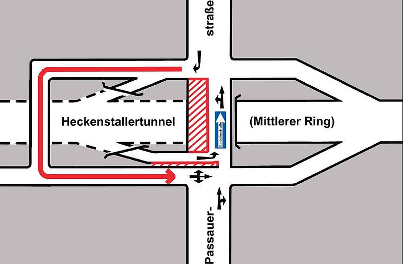 So sieht die neue Verkehrsführung aus.