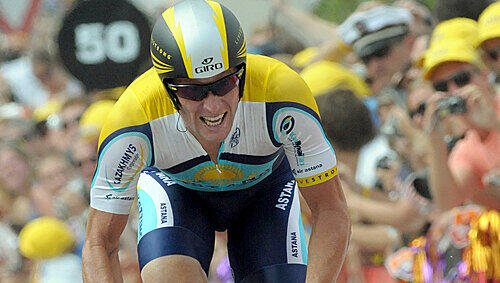 Lance Armstrong: Fast dran am Gelben Trikot. Lance Armstrong: Fast dran am Gelben Trikot.