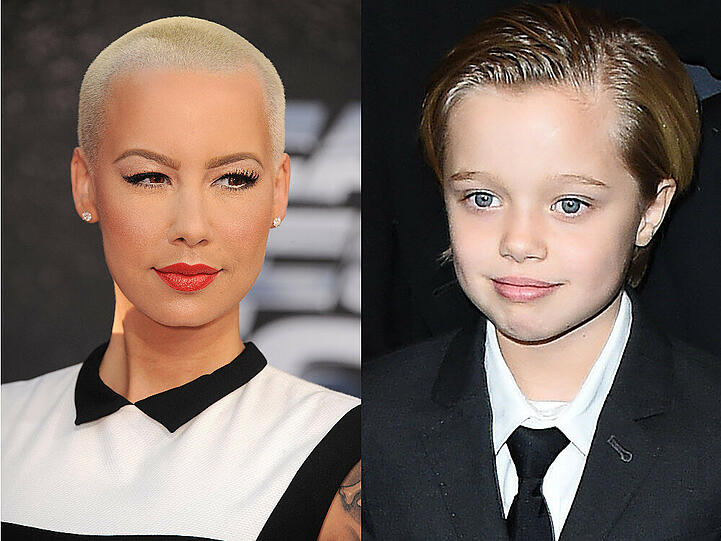 Model Amber Rose und Brangelina-Zögling Shiloh