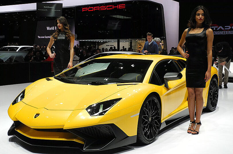Von 0 auf 100 in 2,8 Sekunden: Der Lamborghini Aventador LP 750-4 SV schöpft aus 6,5 Litern Hubraum 552 kW/750 PS.