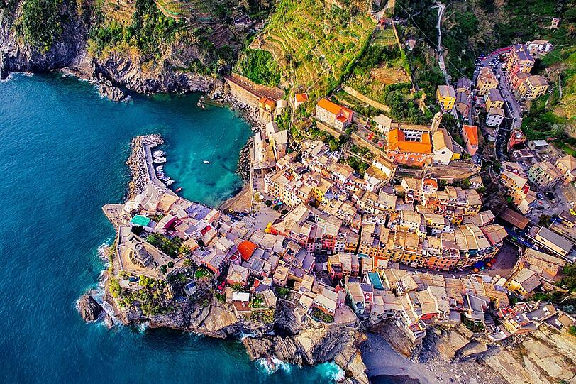 Das italienische Örtchen Vernazza.