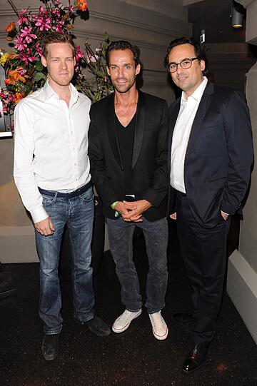 Herbert Kloiber jr., Sven Hannawald und Robert Niemann