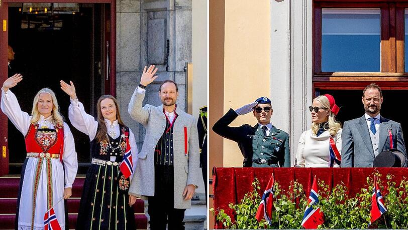 Prinzessin Ingrid Alexandra von Norwegen überraschte beim Nationalfeiertag einmal in der traditionellen Tracht sowie einmal in ihrer Militäruniform.