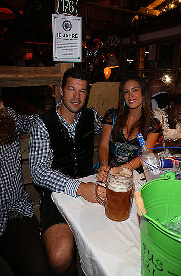 Michael Ballack mit Freundin Natacha Tannous.