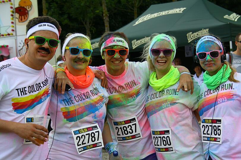 Bunter geht's nicht: Der Color Run in München. Die Bilder.