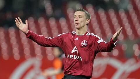 Wenn der Club-Frust ein Gesicht hat, dann dieses: Marek Mintal nach einer verpassten Chance.