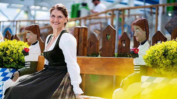 Auch 2026 wird Corinna Binzer auf der Wiesn wieder vor der Kamera stehen.