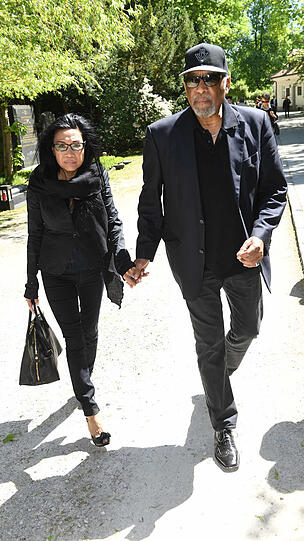 Ron Williams mit Frau Gloria.