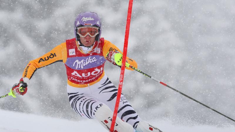 Maria Riesch musste sich mit Platz zwei genügen. Maria Riesch musste sich mit Platz zwei genügen.