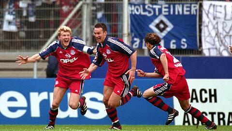 Das Meisterstück: Anderssons (Mitte) Titelschuss 2001.