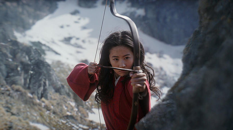 Liu Yifei als furchtlose Mulan Hua