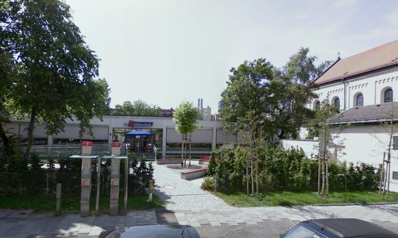 Die Stadtbibliothek in der Schrenkstraße 8.