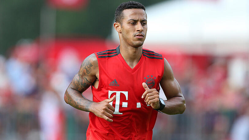 Der Spanier Thiago im Bayern-Trainingslager am Tegernsee.