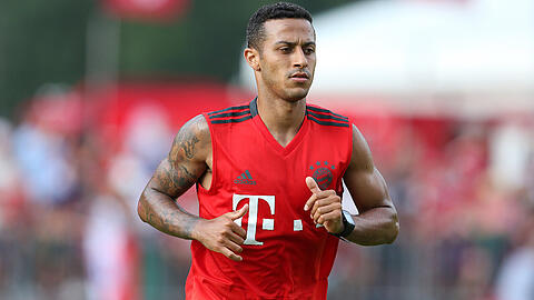 Der Spanier Thiago im Bayern-Trainingslager am Tegernsee.