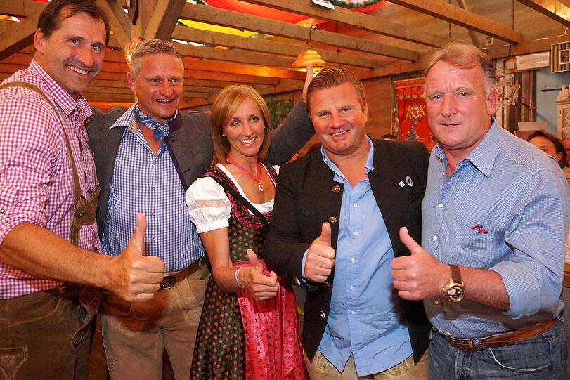 Lars Riedl, Stefan Blöcher, Michi Gerg, Adi Hengstberger und Andi Brehme.