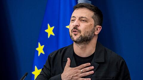 Selenskyj will Sicherheitsgarantien nach Nato-Vorbild.