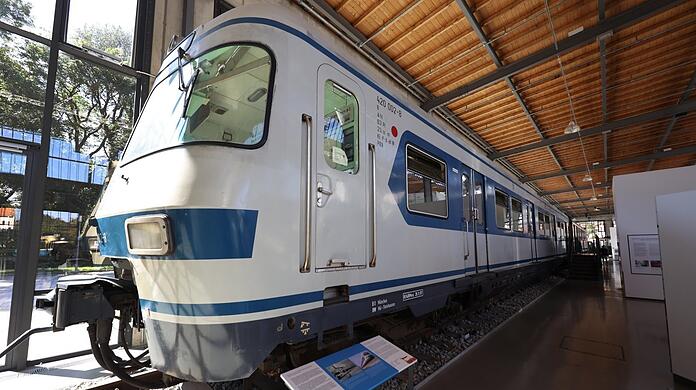 Der "Endtriebwagen ET 420 002" war eine der ersten Münchner S-Bahnen und hat fast 3,5 Millionen km auf dem Buckel.