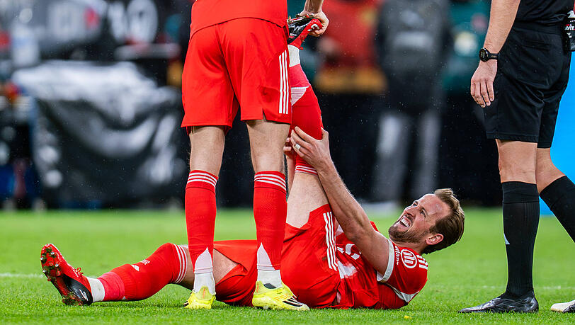 Harry Kane zog sich im Spiel gegen Borussia Dortmund eine Prellung der linken Wade zu und f&auml;llt gegen Gladbach aus.