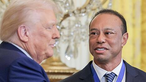 Donald Trump und Tiger Woods gelten als gute Freunde.