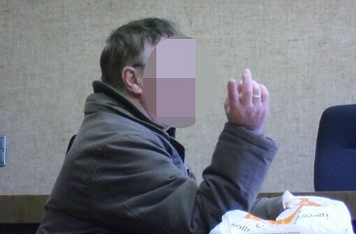 Gedächtnisschwund? Angeklagter Johann M. (63) .