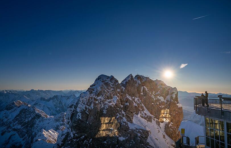 An der Zugspitze gab es einen großen Felssturz. (Archivbild) An der Zugspitze gab es einen großen Felssturz. (Archivbild)