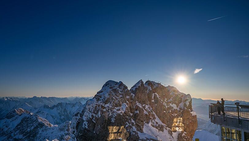 An der Zugspitze gab es einen großen Felssturz. (Archivbild) An der Zugspitze gab es einen großen Felssturz. (Archivbild)
