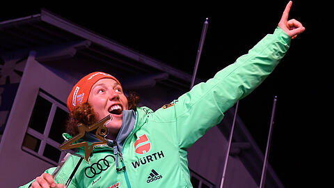 Drei Rennen, drei Medaillen &ndash; davon zweimal Gold: Laura Dahlmeier ist bislang die Königin der Biathlon-WM in Hochfilzen.