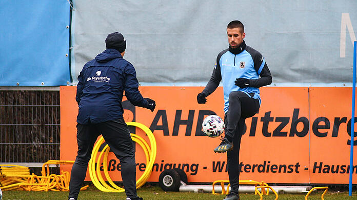 Ackert fürs Comeback: Stefan Lex am vergangenen Dienstag beim Training.