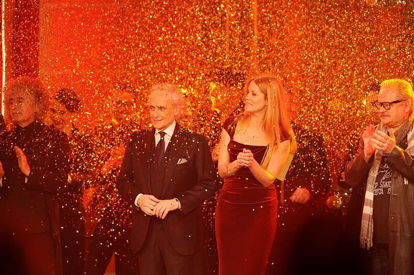 José Carreras mit Co-Moderatorin Esther Schweins