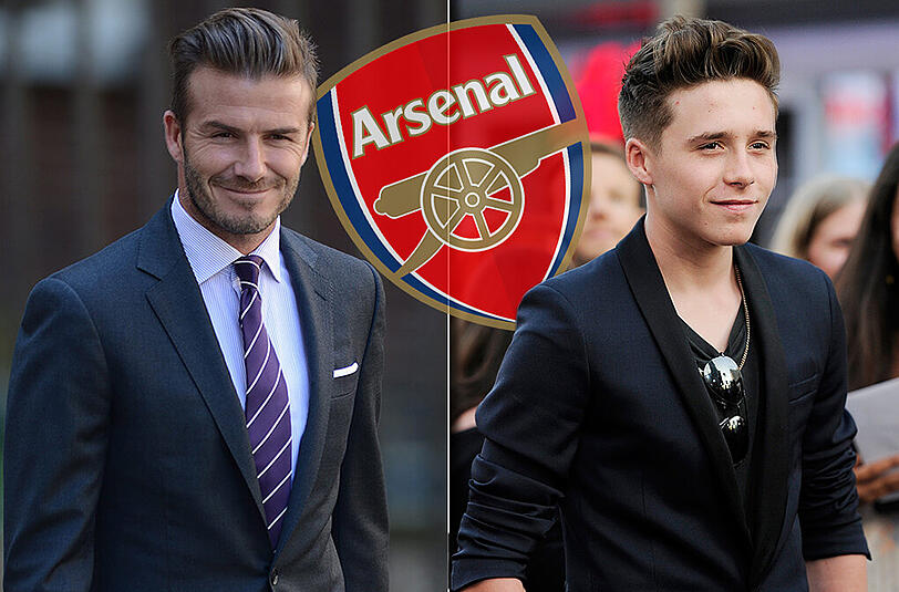 Der Apfel fällt nicht weit vom Stamm: David Beckhams Sohn Brooklyn gilt als Ausnahmetalent und wird sich ab sofort beim FC Arsenal weiterentwickeln.