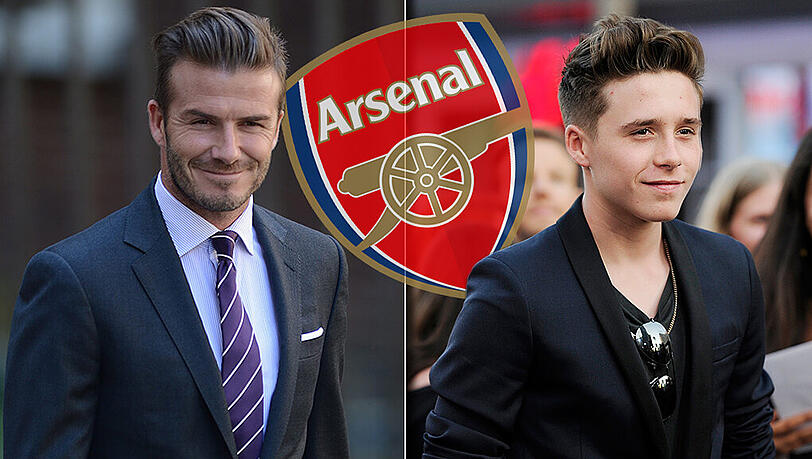 Der Apfel fällt nicht weit vom Stamm: David Beckhams Sohn Brooklyn gilt als Ausnahmetalent und wird sich ab sofort beim FC Arsenal weiterentwickeln. Der Apfel fällt nicht weit vom Stamm: David Beckhams Sohn Brooklyn gilt als Ausnahmetalent und wird sich ab sofort beim FC Arsenal weiterentwickeln.