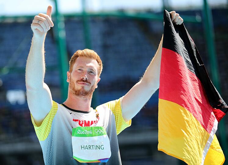Für einen Eklat sorgte der deutsche Diskuswerfer Christoph Harting.