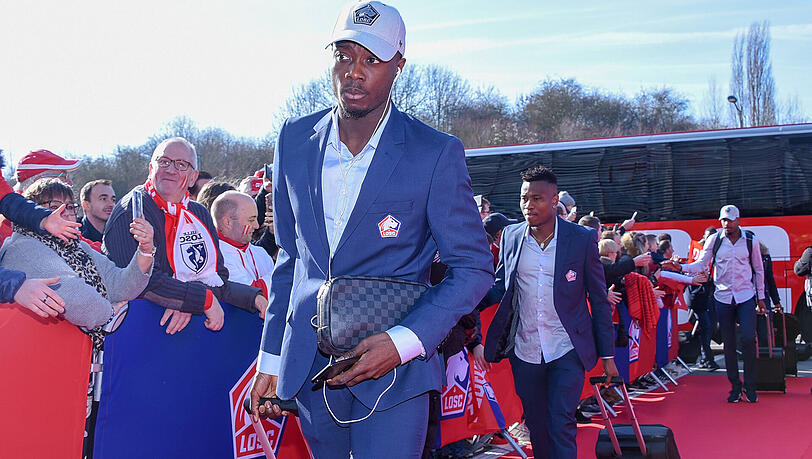 Angeblich ein Transferziel des FC Bayern: Nicolas Pépé vom OSC Lille.