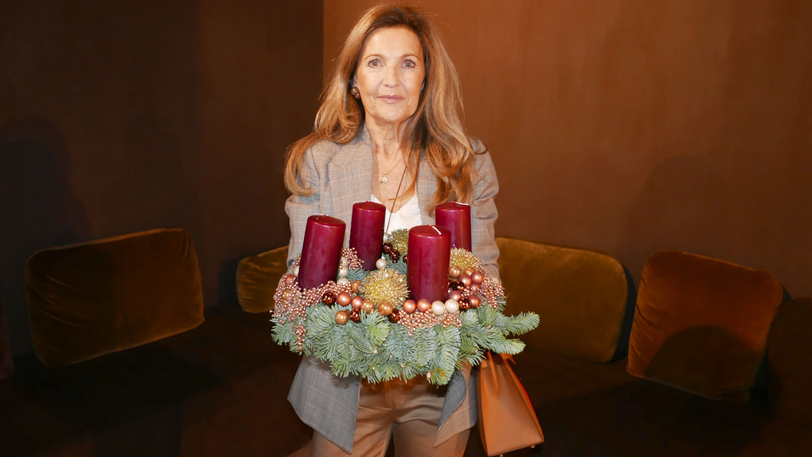 Rot und Kupfer: Annette Schnell.