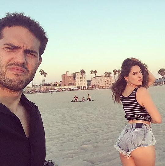 Kelly Brook und ihr Freund Jeremy Parisi