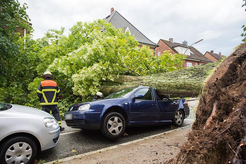 Die Bilder vom Unwetter-Chaos in Norddeutschland.