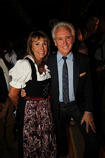Die Sängerin Ireen Sheer mit Tony Christie