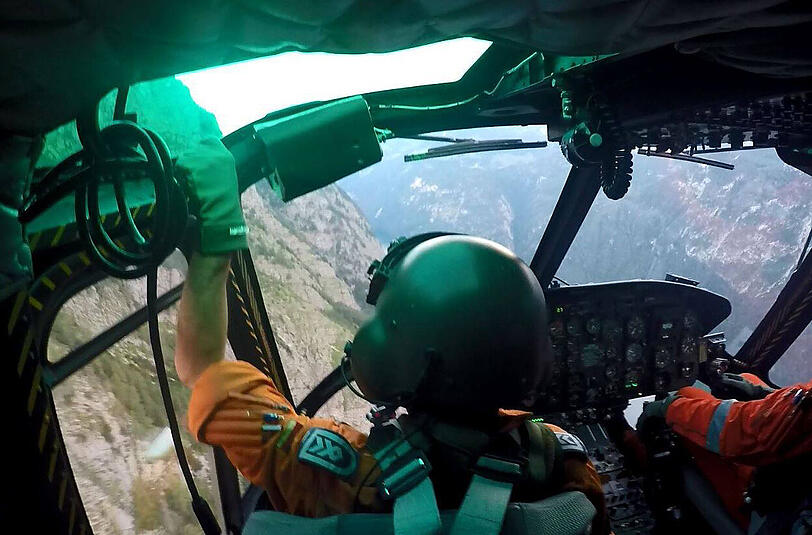 Einsatzmarathon für die Bergwacht Berchtesgaden: Allein am Samstag waren die Retter viermal im Einsatz.