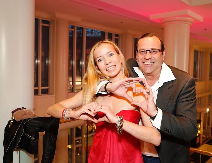 Michel Guillaume mit Ehefrau Gerogia