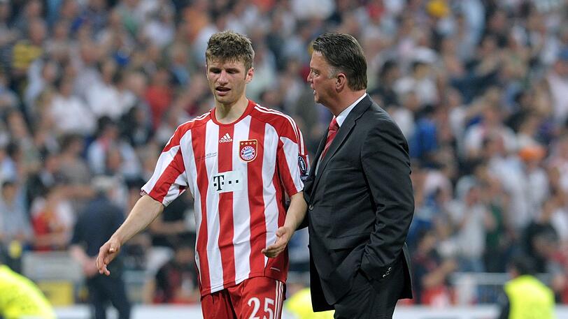 Unter Louis van Gaal spielte Thomas Müller immer.